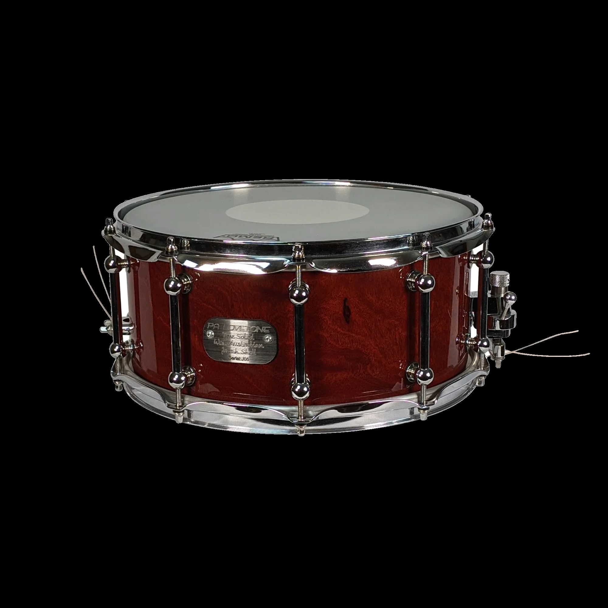 Jarrah 14″ × 6.5″ · Gloss snare drum
