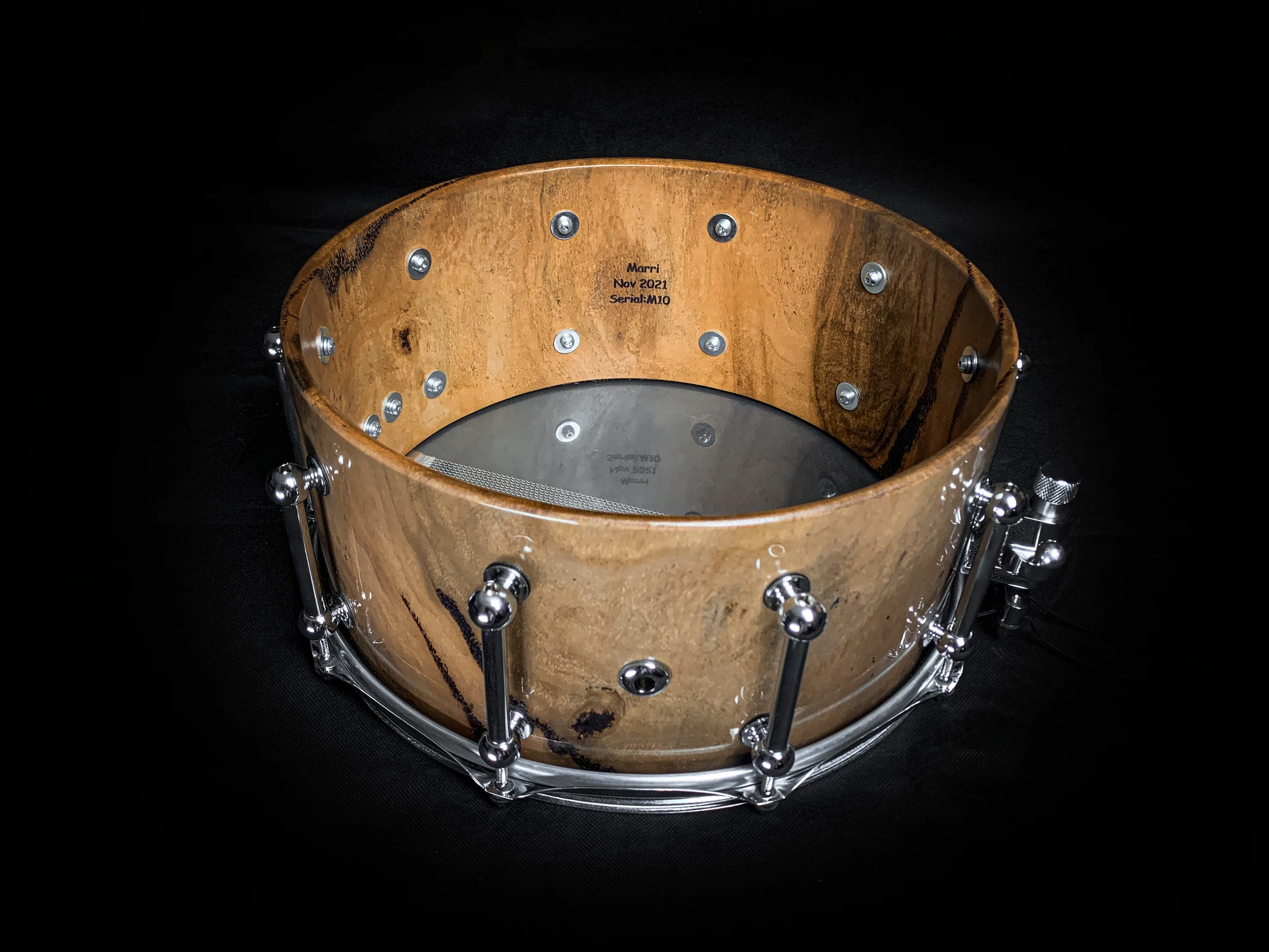 Tiger Striped Marri 14″ × 6.5″ Gloss – view 2