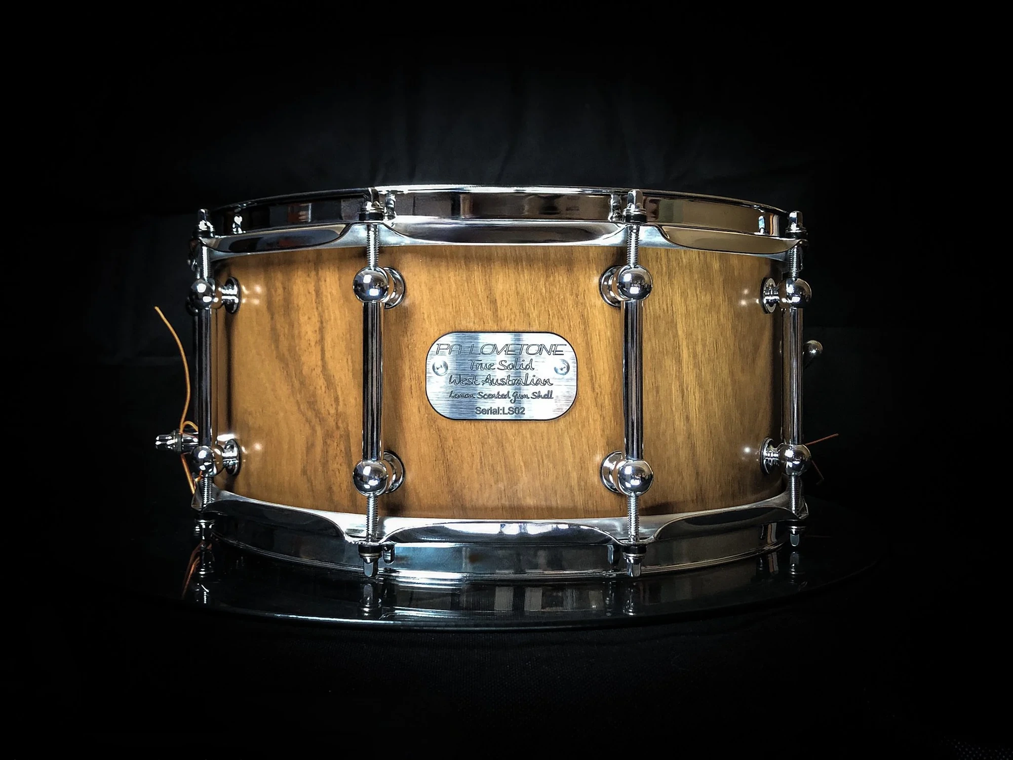 Lemon Scented Gum 14×6.5 satin snare drum